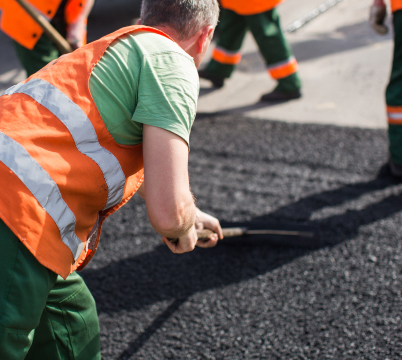 Laying Tarmac